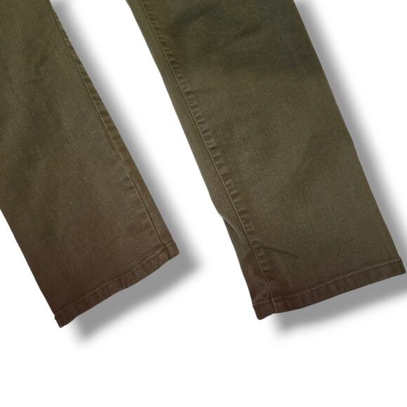 Style & Co denim women's green tummy control straight leg denim Jeans - 8S - Picture 5 of 9